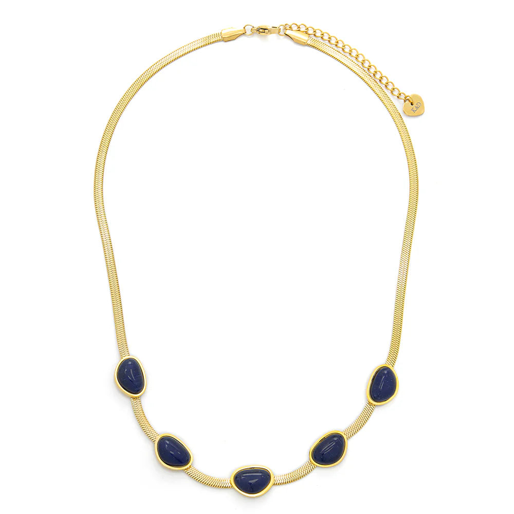 KNIGHT & DAY - Lapis Blue Necklace