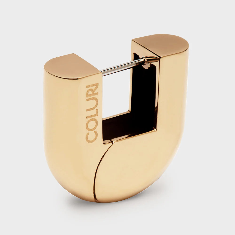 COLURi - Lorde Statement Earrings in gold