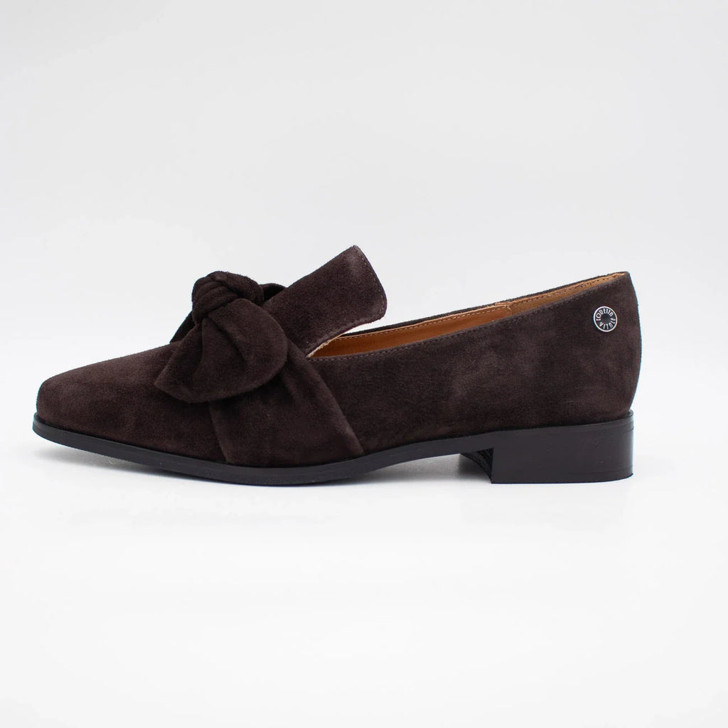 Loretta Vitale Chocolate Brown Suede Shoe