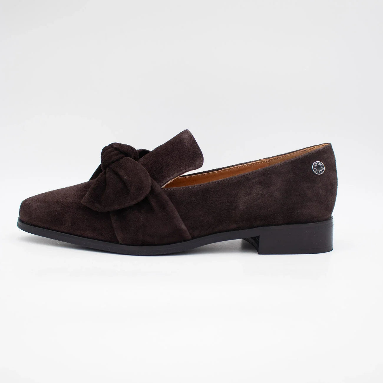 Loretta Vitale Chocolate Brown Suede Shoe