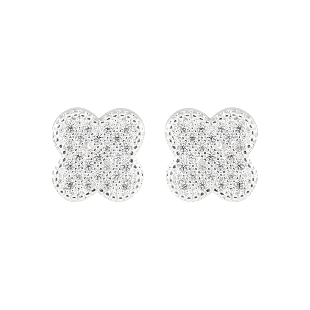 KNIGHT & DAY - Medium Clover Earrings