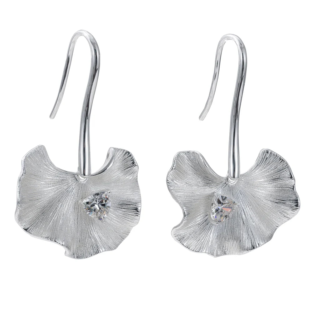 KNIGHT & DAY - Ophelia Silver Drop Earrings