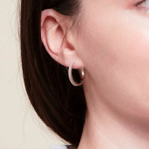 KNIGHT & DAY - Savannah Rhodium Earrings
