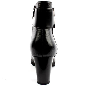 Regarde Le Ciel Patricia-33 Black Leather Ankle Boot