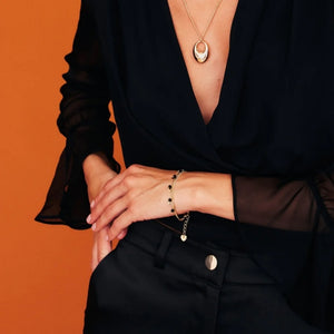 KNIGHT & DAY -  Ryann Jet Bracelet