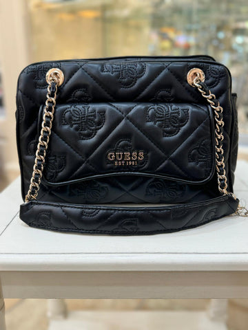 GUESS Marieke Handbag Black Logo