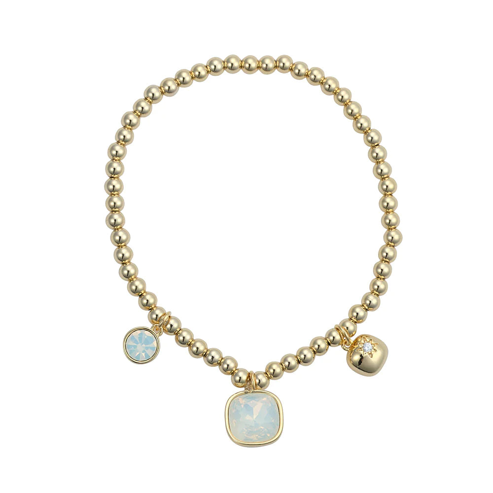 KNIGHT & DAY - Sasha White Opal Bracelet