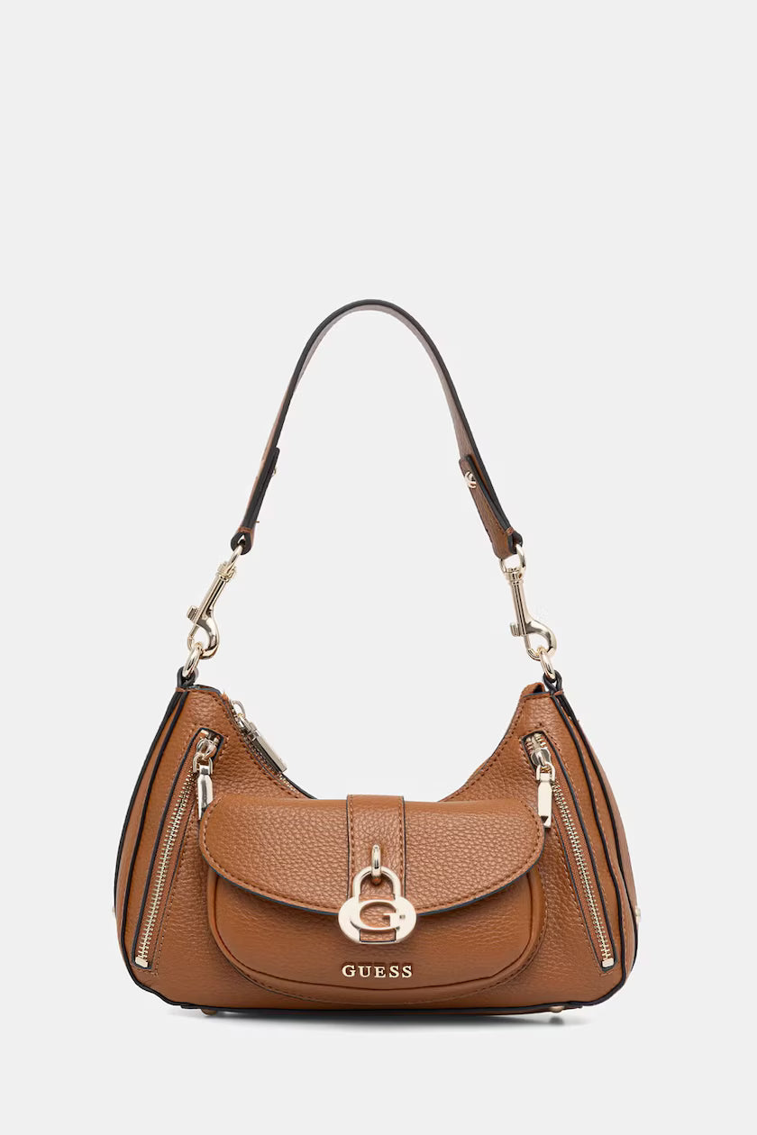 GUESS Jessa Crossbody Bag in Caramel