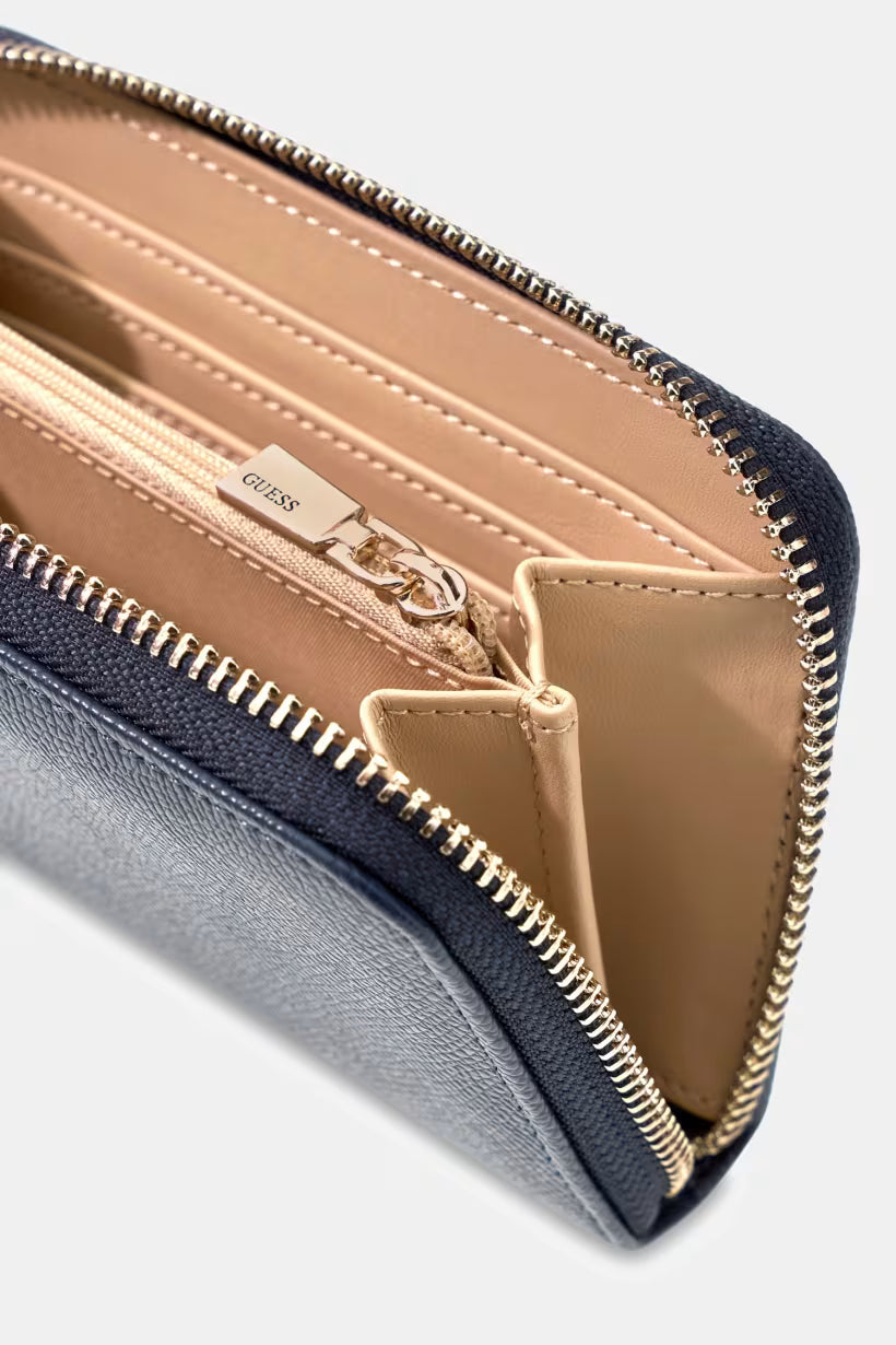 GUESS Amorette Small Wallet Midnight Blue