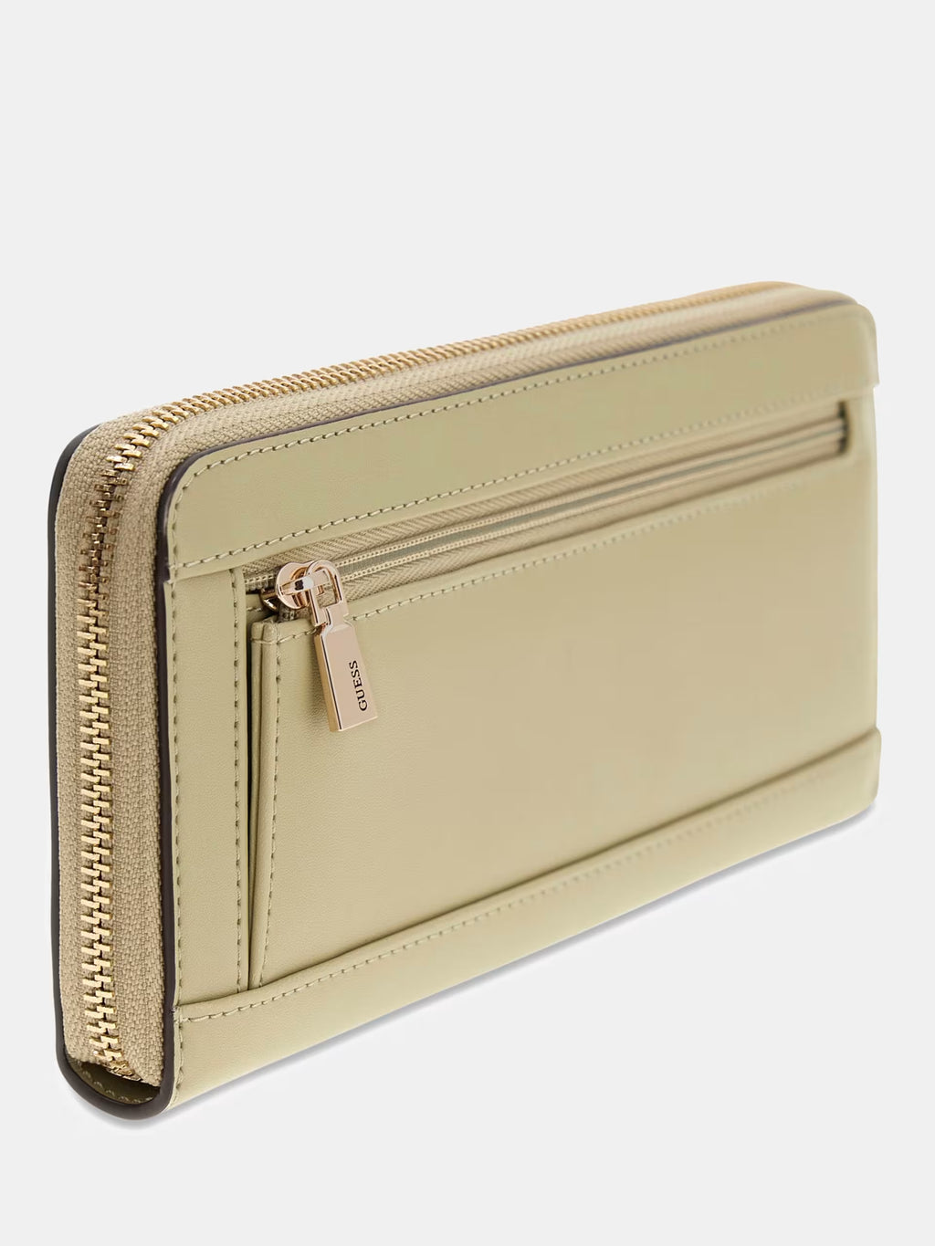 GUESS Janie Large Zip around Wallet in Sage