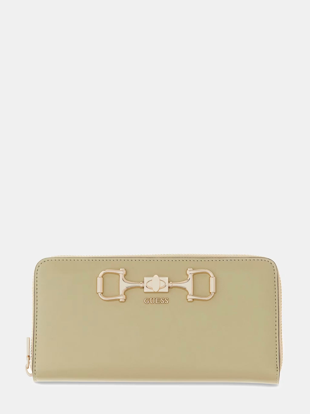 GUESS Janie Large Zip around Wallet in Sage