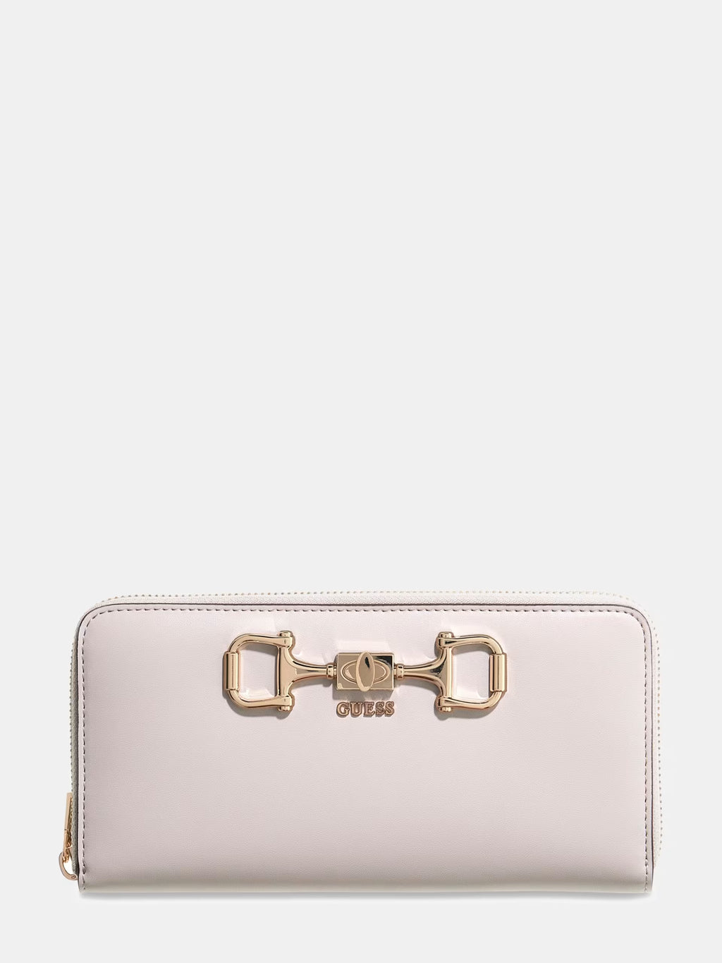 GUESS Janie Large Zip around Wallet in Stone