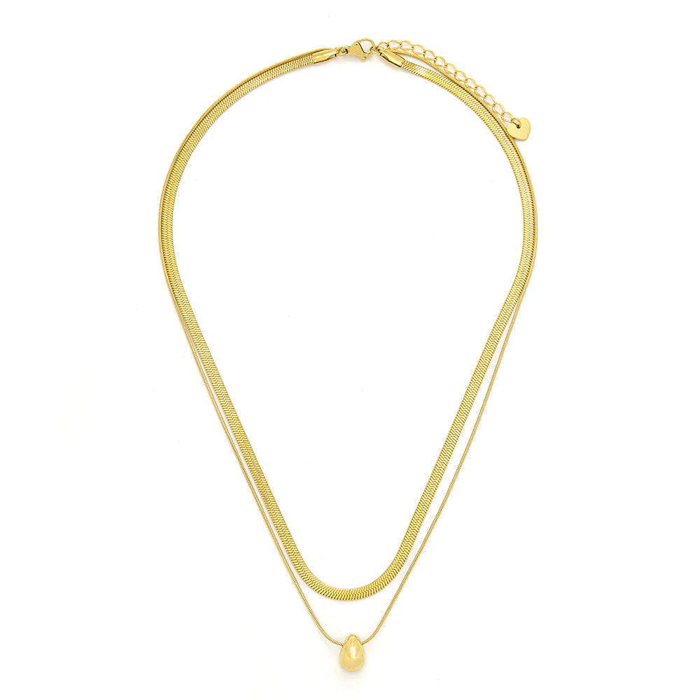 KNIGHT & DAY - Layered Snake Chain Necklace
