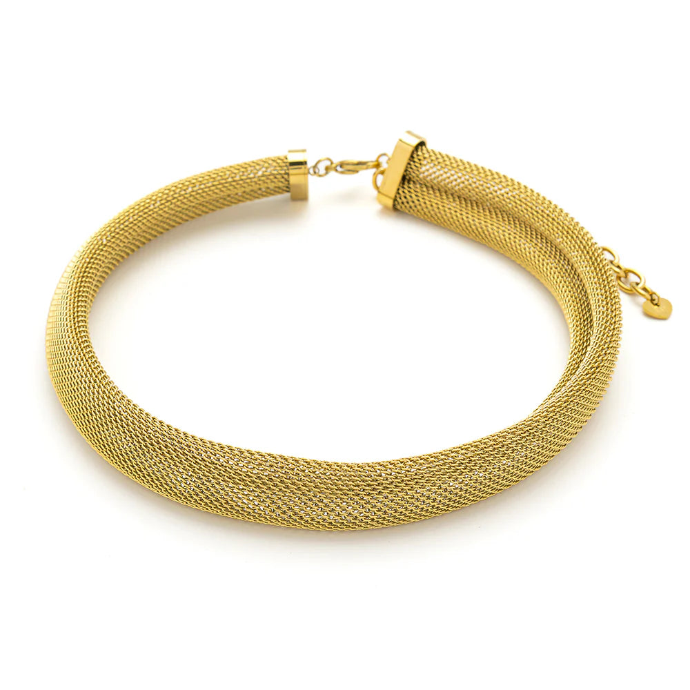 KNIGHT & DAY - Chunky Mesh Necklace