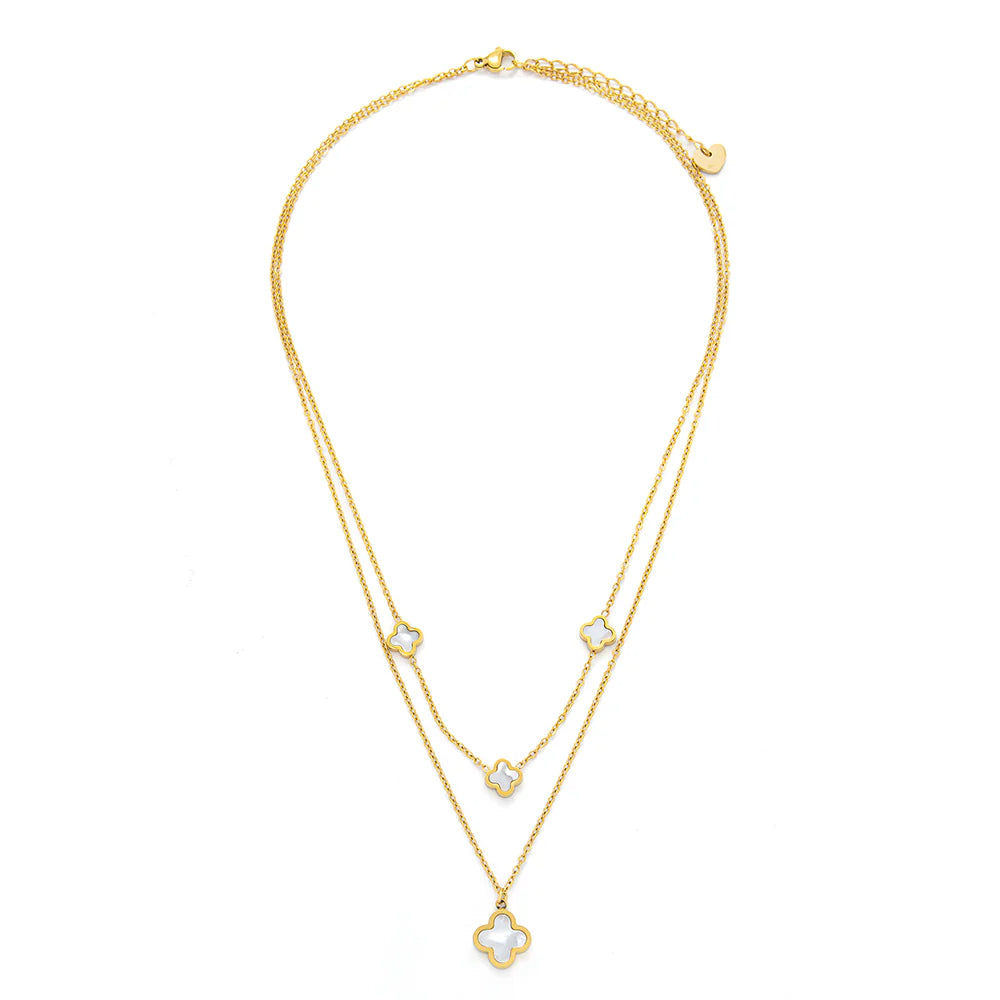 KNIGHT & DAY - Clover Layered Necklace