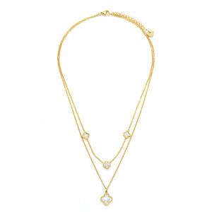KNIGHT & DAY - Clover Layered Necklace