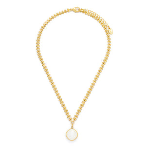 KNIGHT & DAY - White Opal Drop Necklace