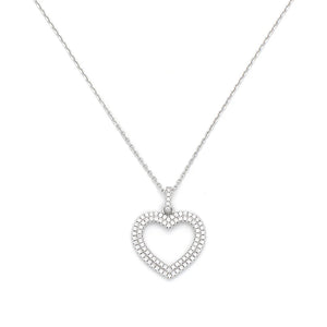 KNIGHT & DAY - Sparkling Heart Necklace
