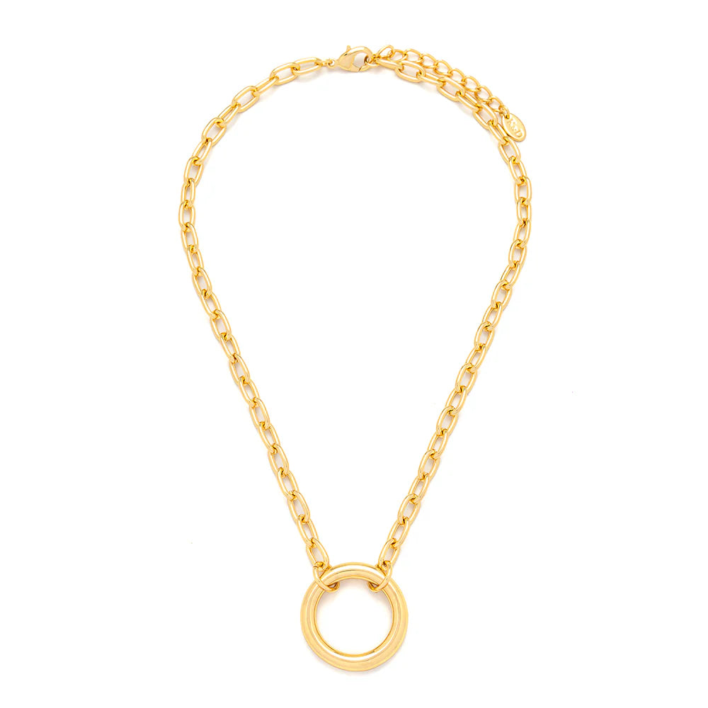 KNIGHT & DAY - Circle Centre Piece Necklace