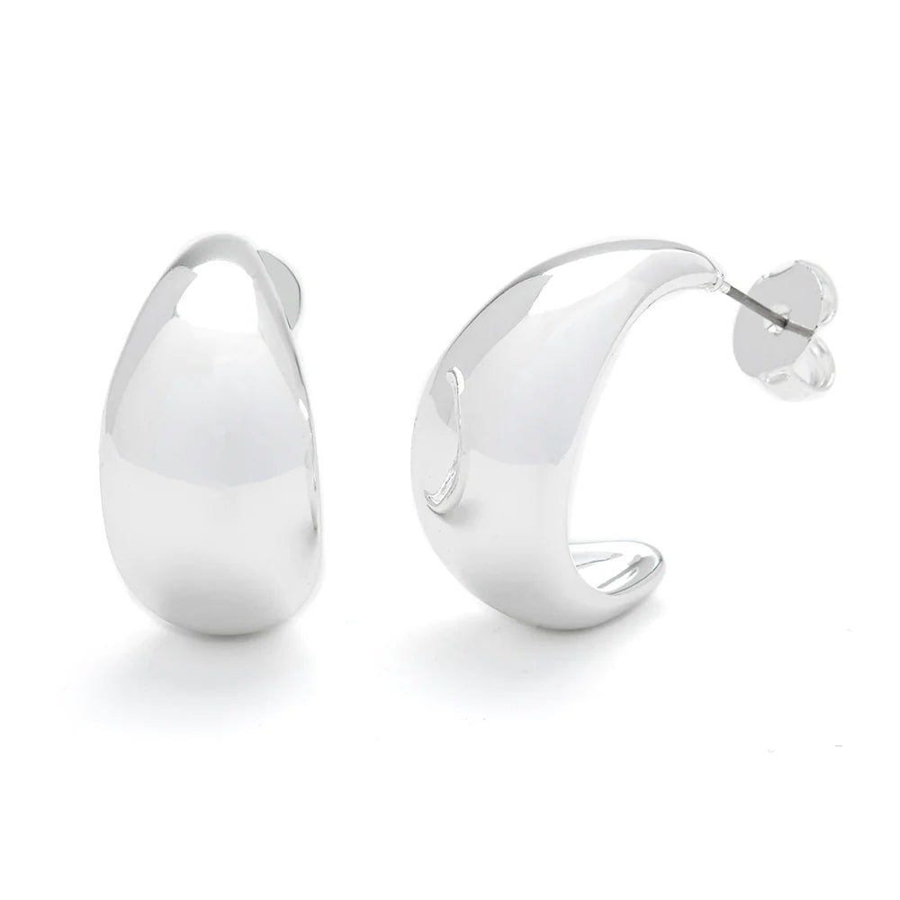 KNIGHT & DAY - Jemma Silver Teardrop Earrings