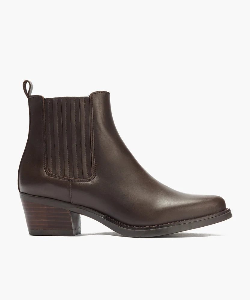 Pitillos Cowboy Boot Chocolate Brown