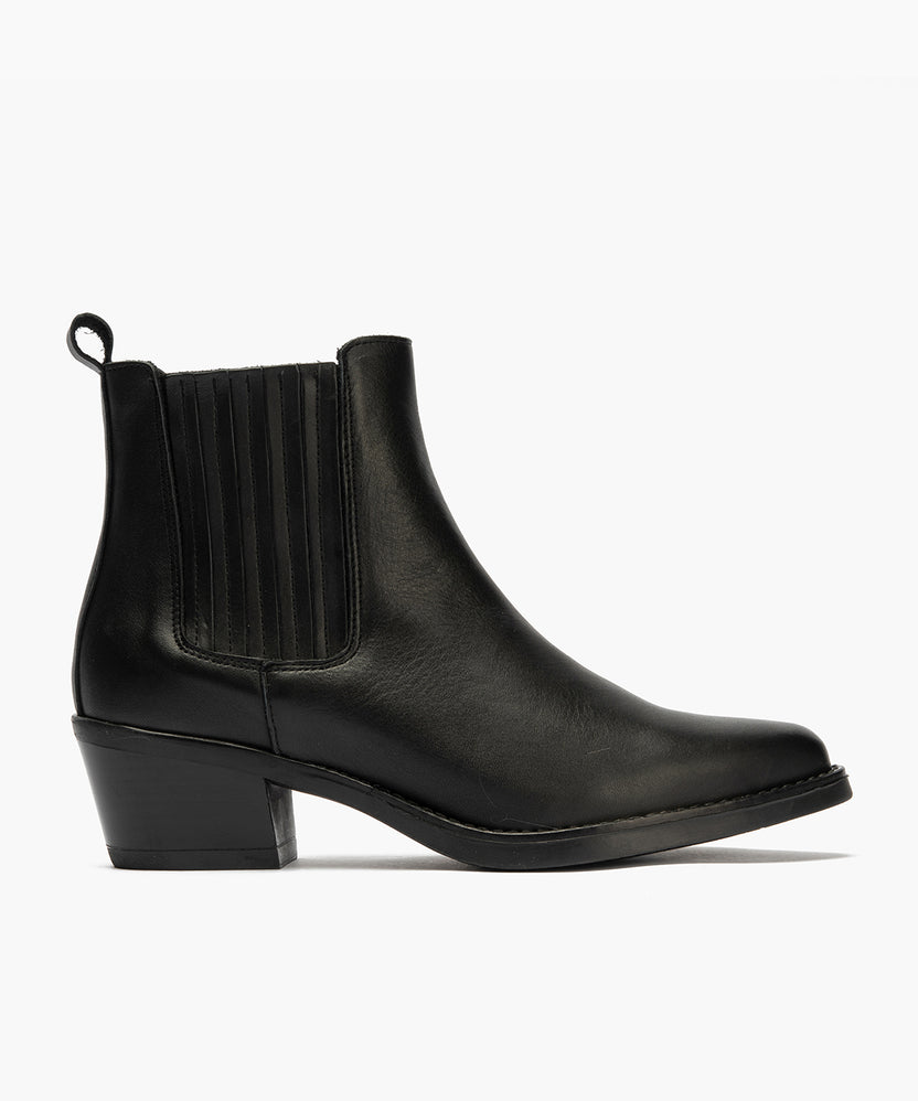 Pitillos Cowboy Boot Black