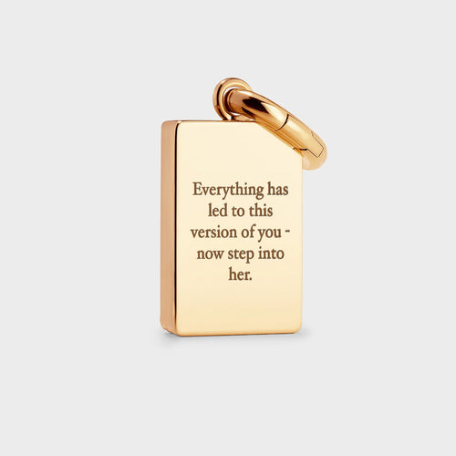 COLURi - The World Tarot Charm Gold