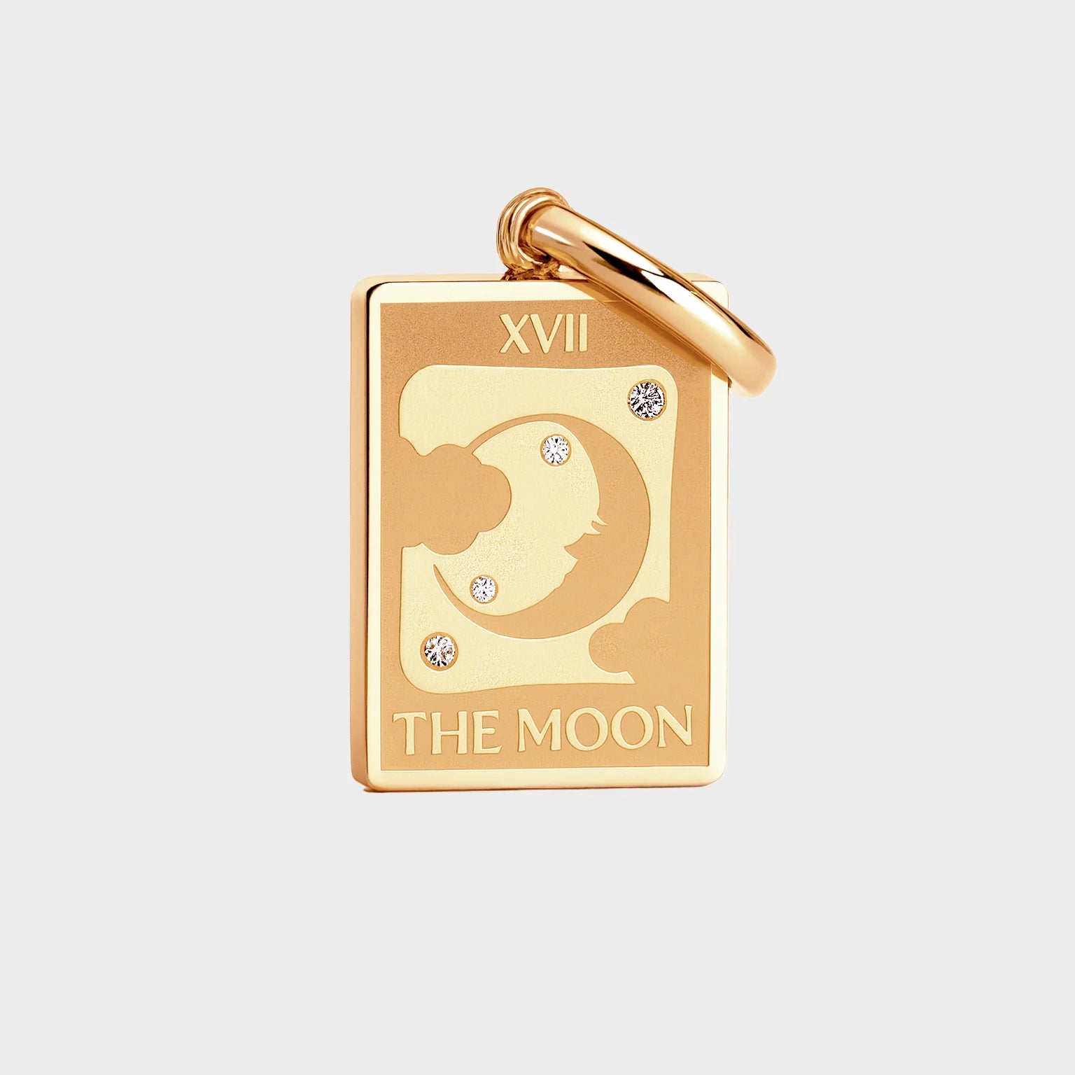 COLURi - The Moon Tarot Charm Gold
