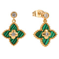 KNIGHT & DAY - Malachite Earrings