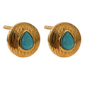 KNIGHT & DAY - Turquoise Stone Earrings