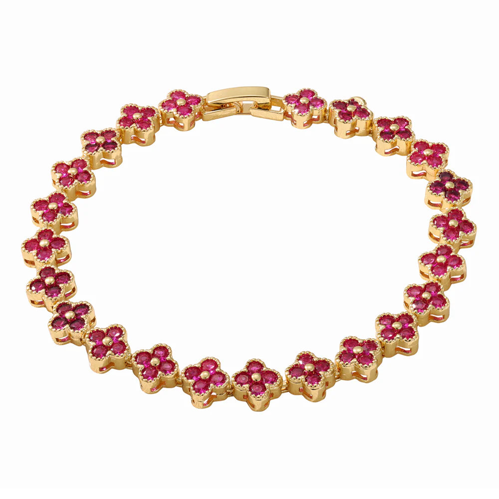 KNIGHT & DAY - Rose Clover Bracelet