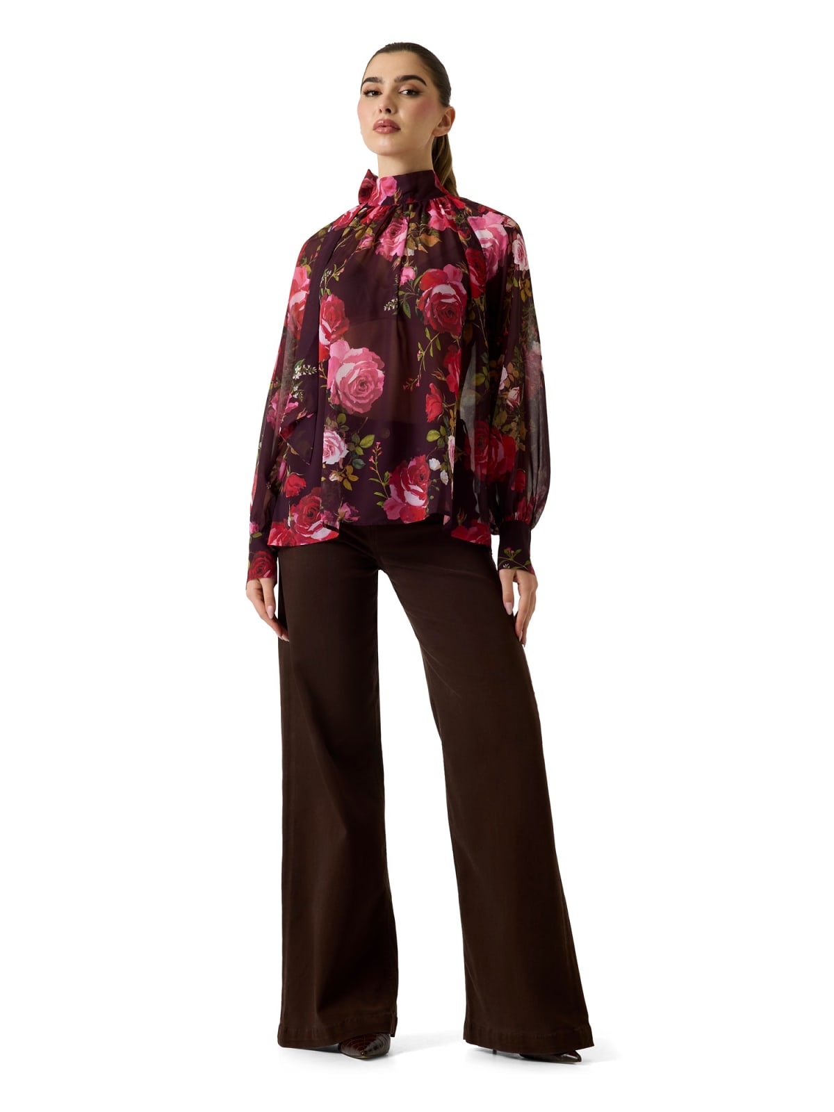 GUESS Audrine Bow Blouse