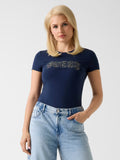 GUESS Slim Fit Tee Shirt in Navy