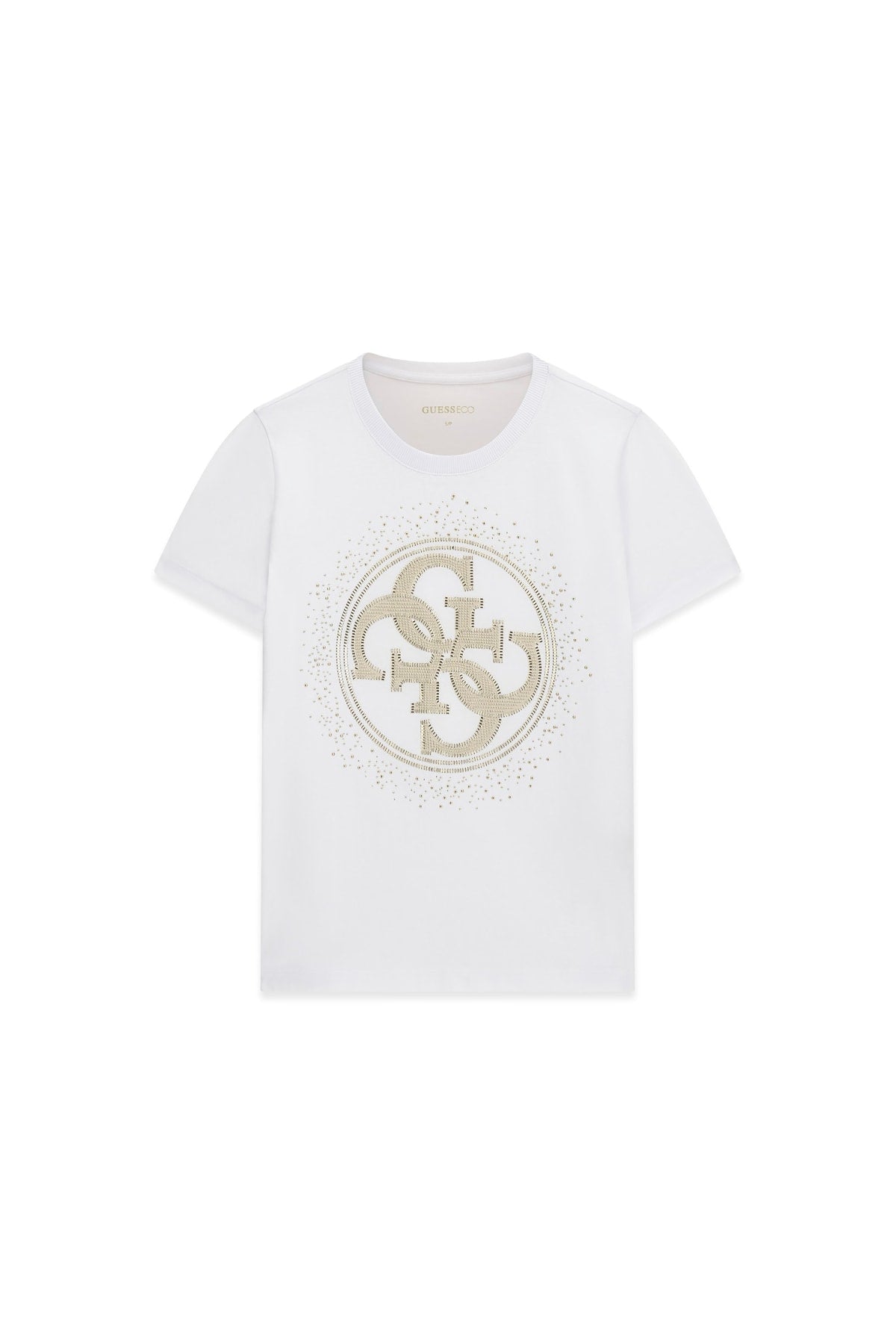 GUESS Round Crystal Tee Shirt