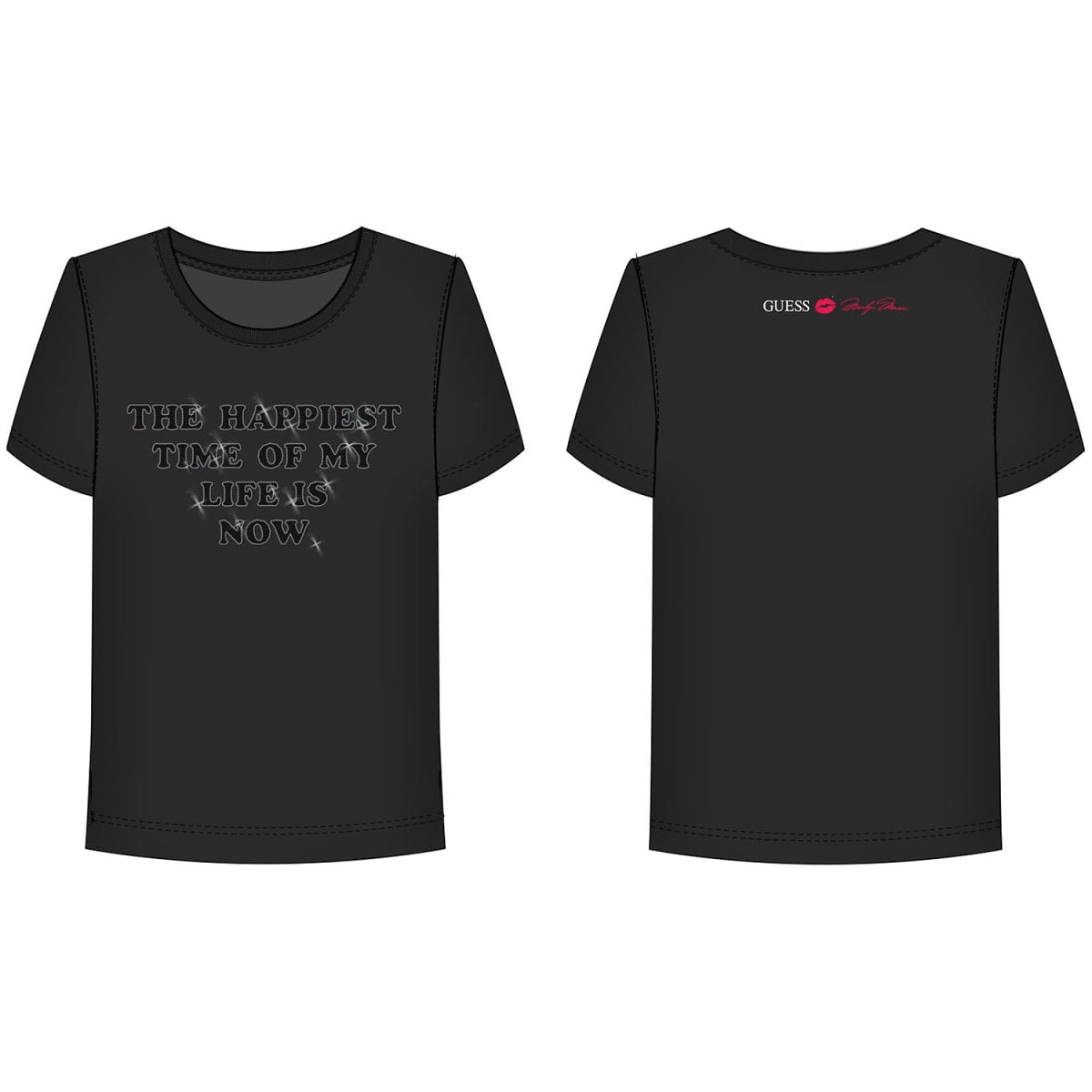 GUESS Marlyn Slogan Tee Shirt