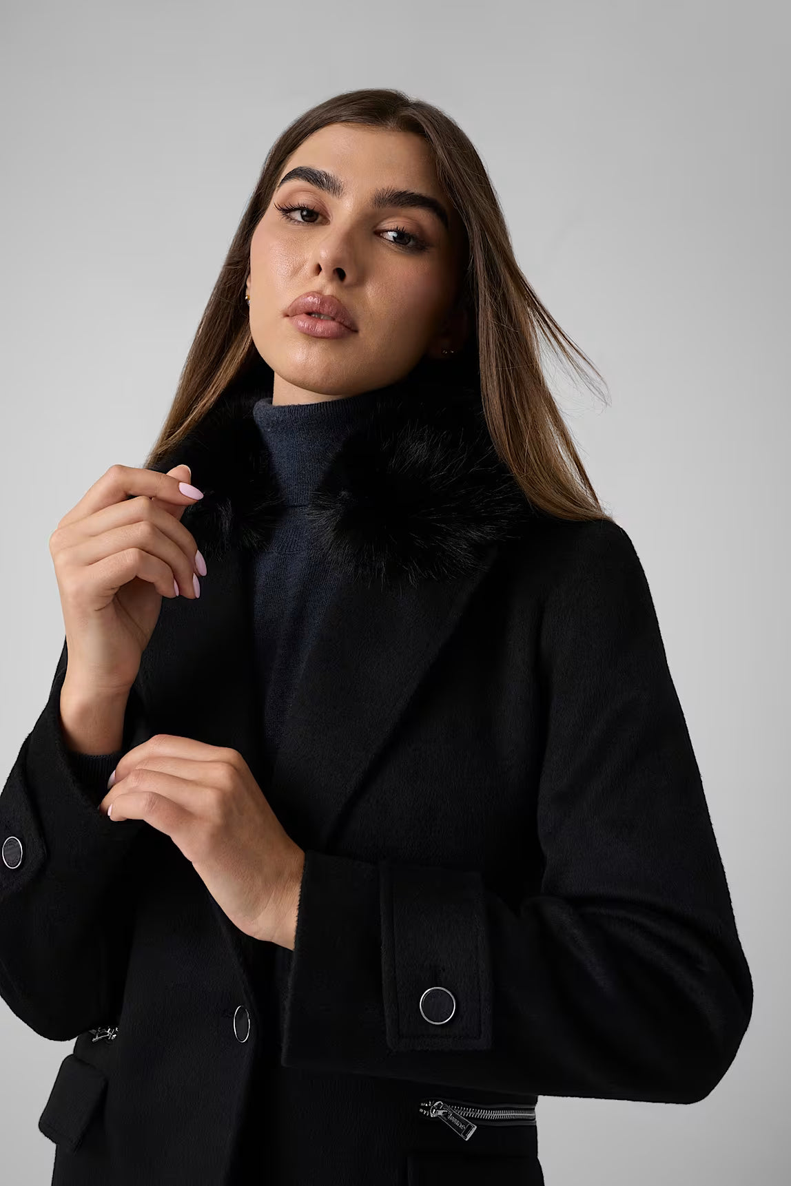GUESS Black Winter Coat