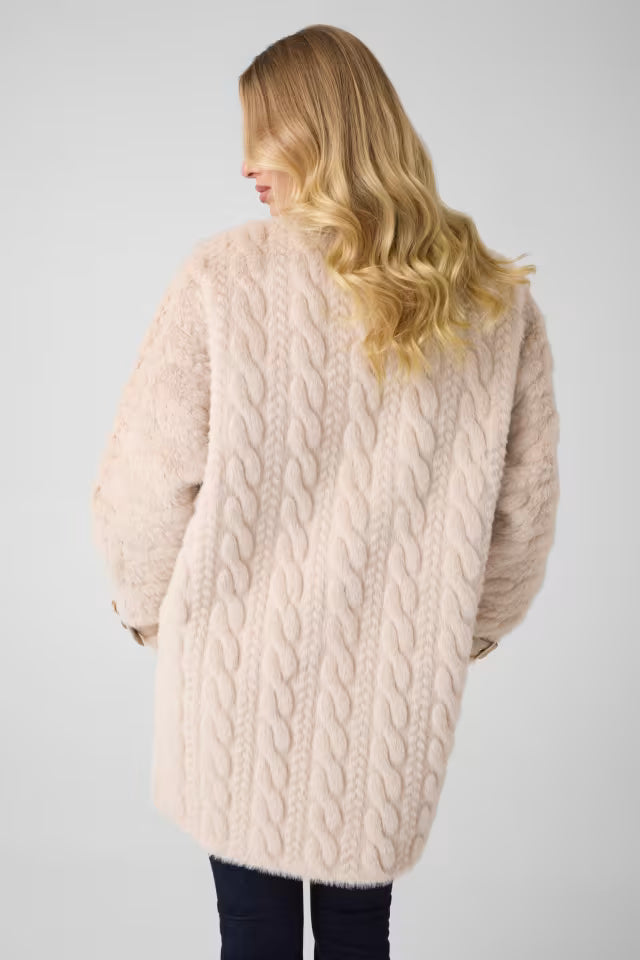 GUESS Braided Faux Wool Jacket