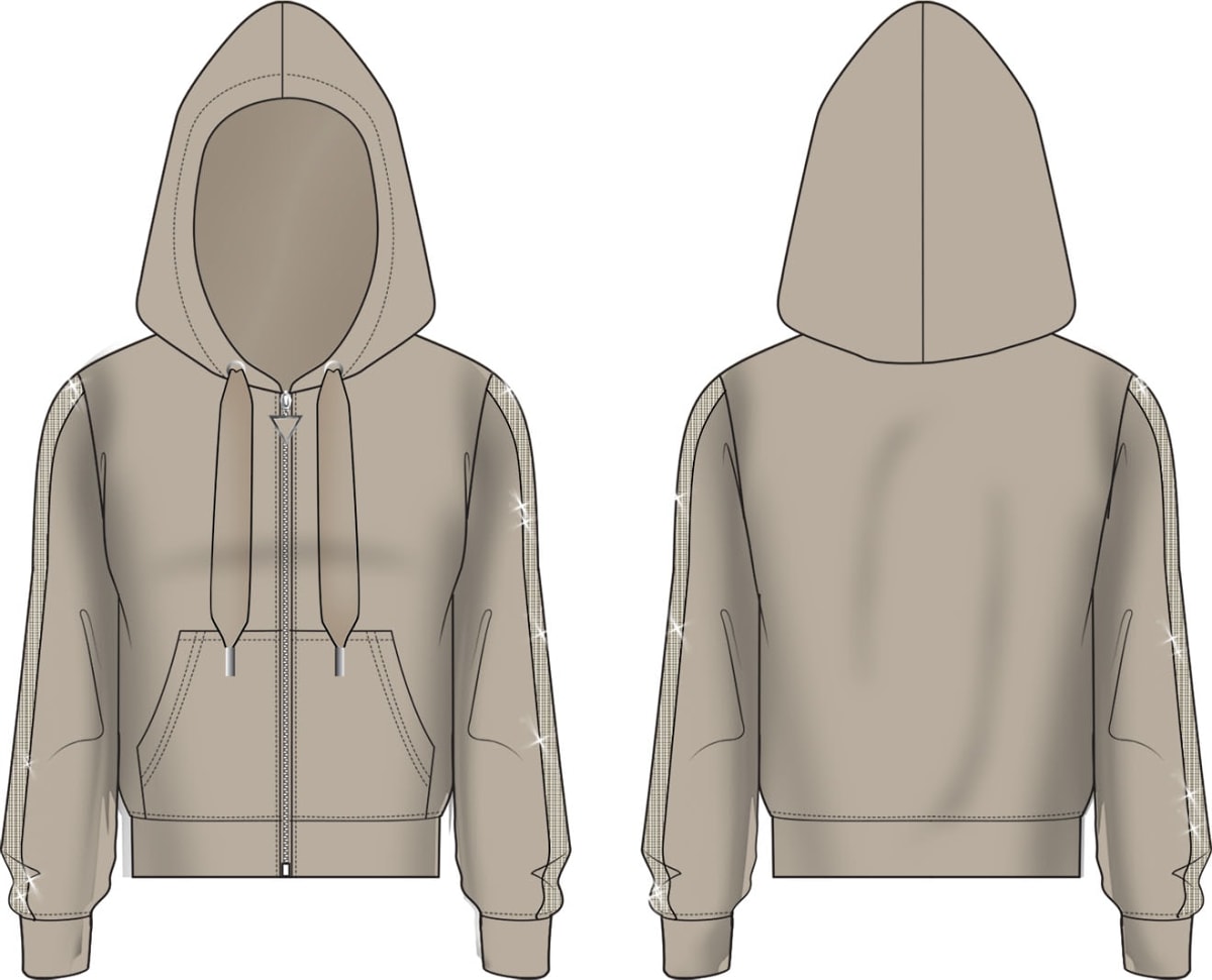 GUESS Hooded Victoire Zip Up