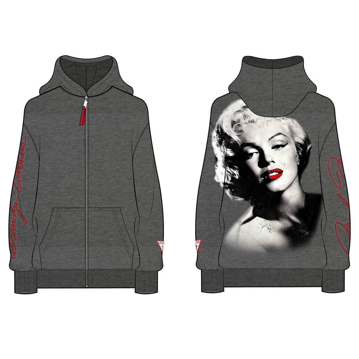 GUESS Marilyn Zipped Sweatshirt