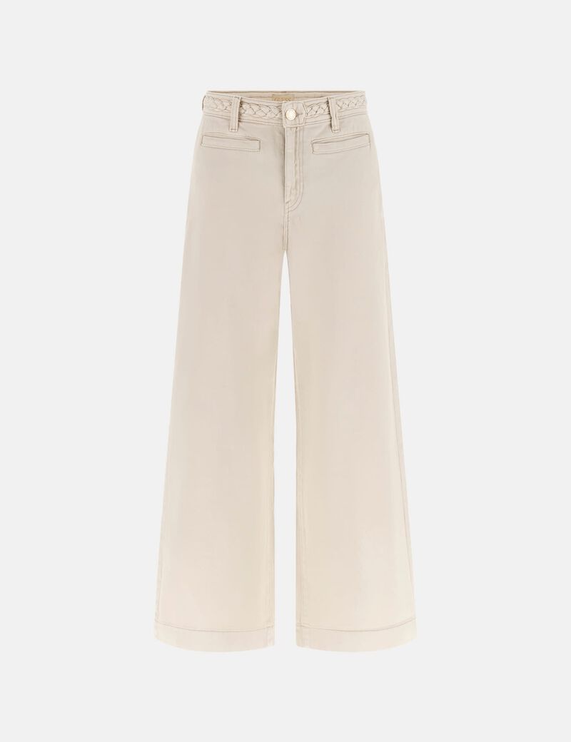 GUESS Zoya Wide Leg Crop Chino Jeans
