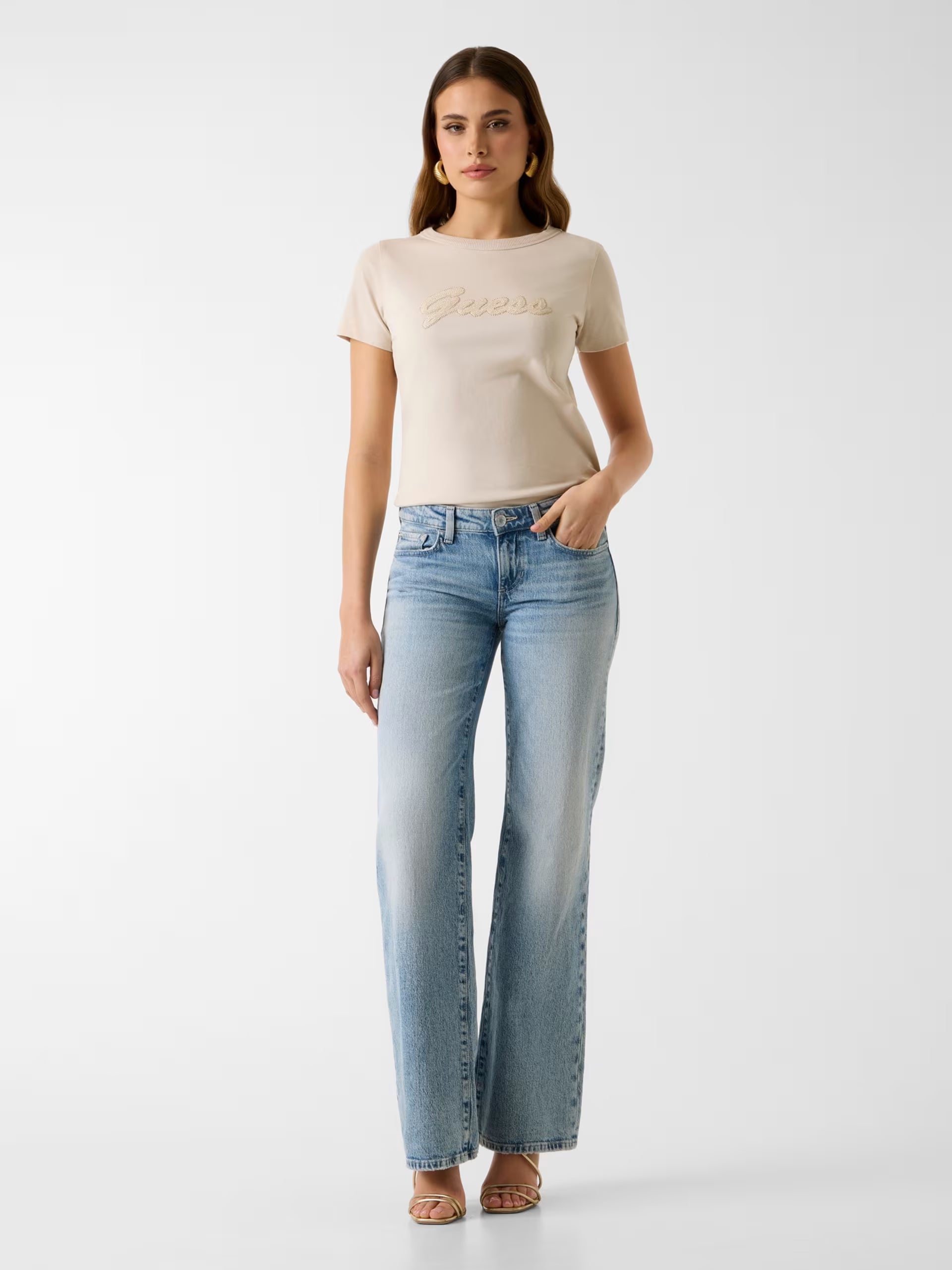 GUESS SS CN 3D Tee Shirt