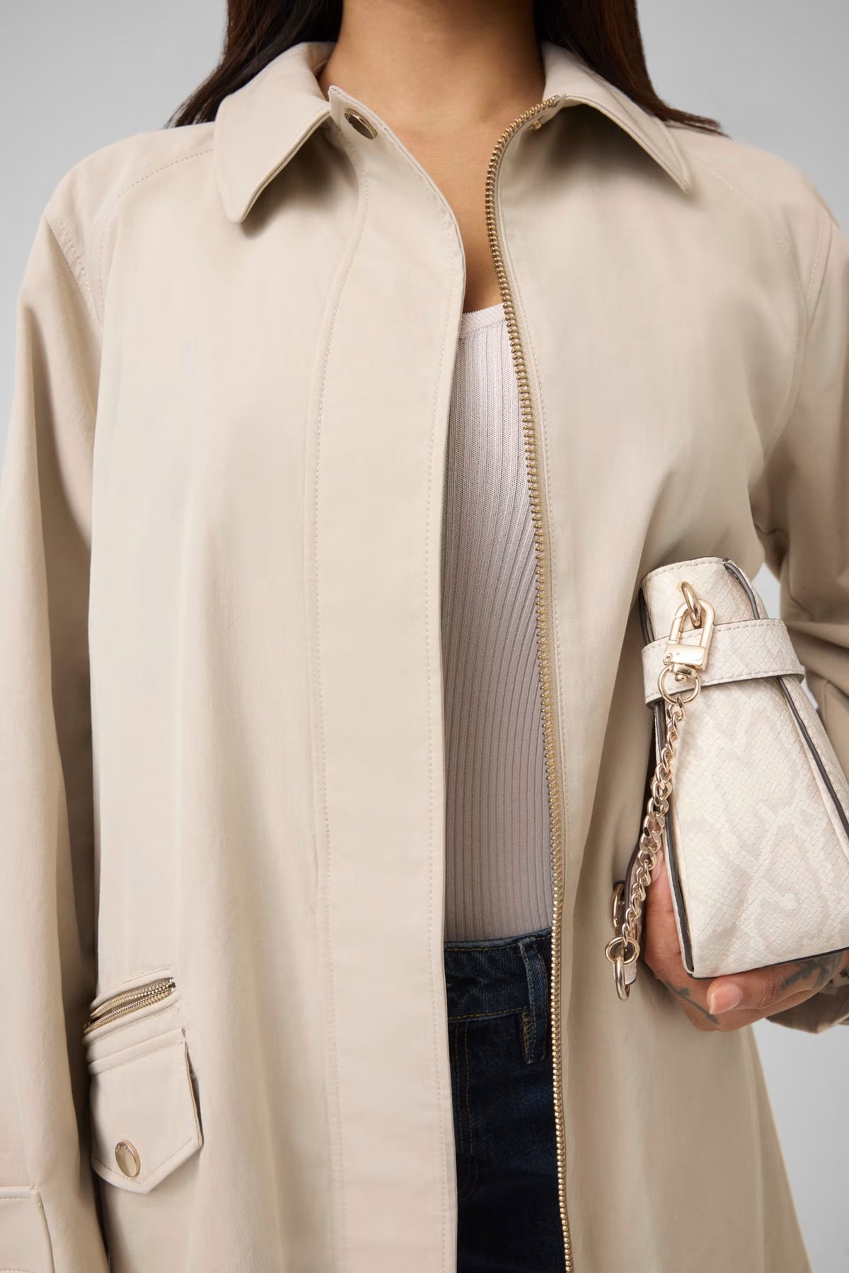 GUESS Mirabelle Beige Coat