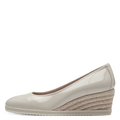 Tamaris Wedge Pump Beige Patent