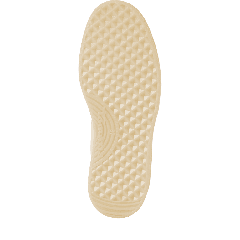 Tamaris White/Gold Leather trainers