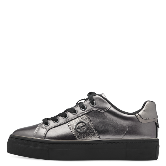 Tamaris Pewter Laced Shoe