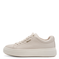 Tamaris Ivory Leather trainers