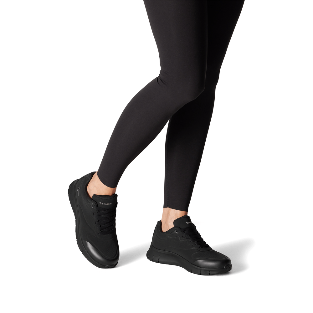 Tamaris Black Trainer