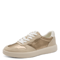 Tamaris Gold/Beige Vegan Trainer