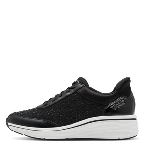 Tamaris Step In Black Walking Shoe