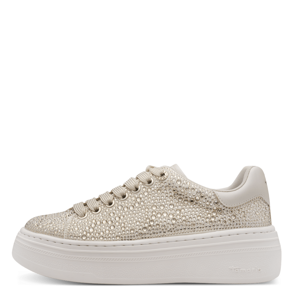 Tamaris Bejewelled Vegan Trainer